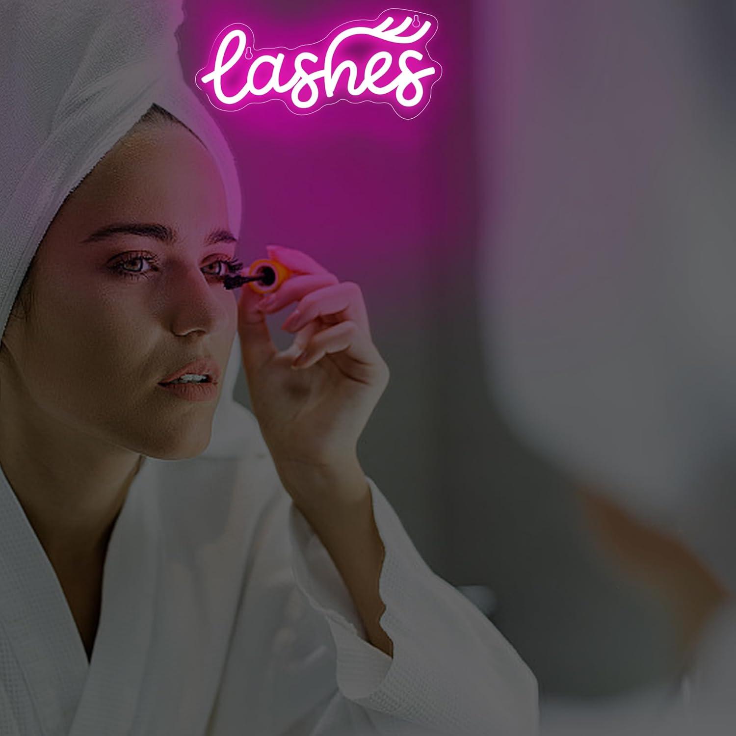 Неоновая вывеска с надписью «Р – обзор и цена Beauty No Makeup