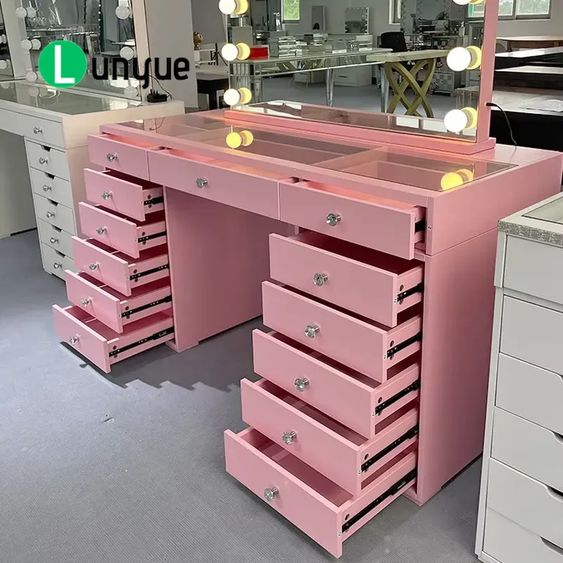Розовый деревянный туалетный с – обзор и цена Beauty Makeup Vanity Set